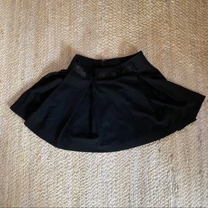 Mini Skirt With Silk Waist Detail